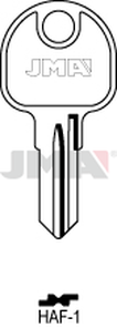 JMA HAF-1 Cilindričan ključ (Silca HF74 / Errebi HAF1)