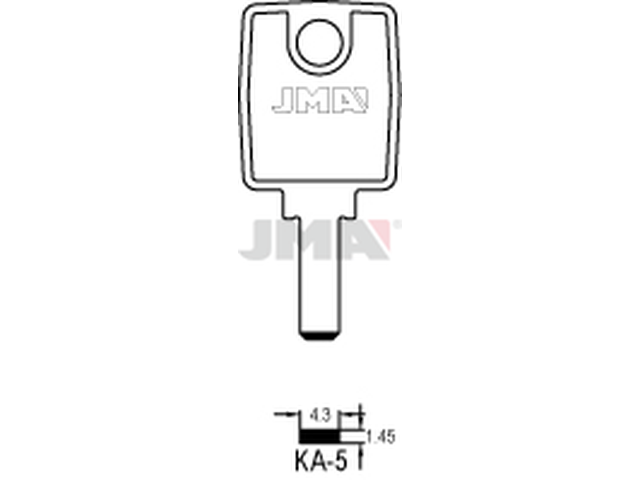 KA-5 Specijalan ključ (Silca KA8 / Errebi KB7) 13294