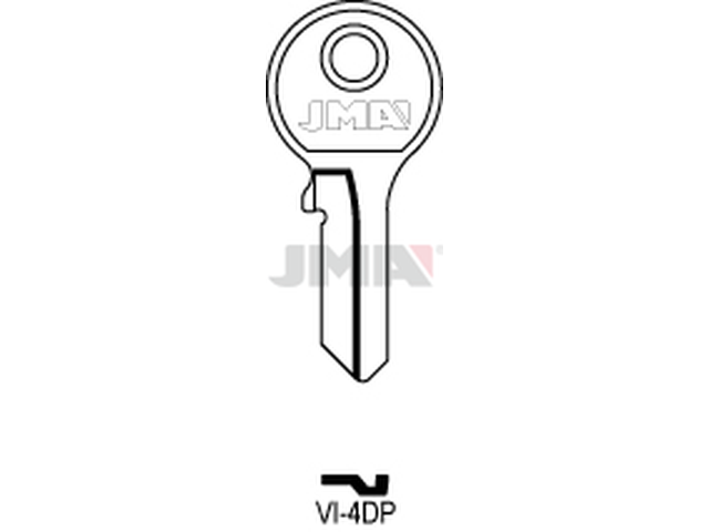 VI-4DP Cilindričan ključ (Silca VI085 / Errebi V4PS) 14051