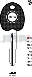 JMA TP00HY-4.P1 (Silca HYN6T0 / Errebi T00HYN1P)