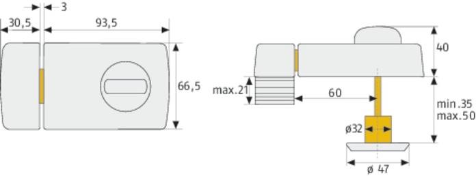 ABUS 2110 S  B/DFNLI