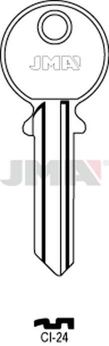 JMA CI-24 Cilindričan ključ (Silca CS501 / Errebi CG6S)