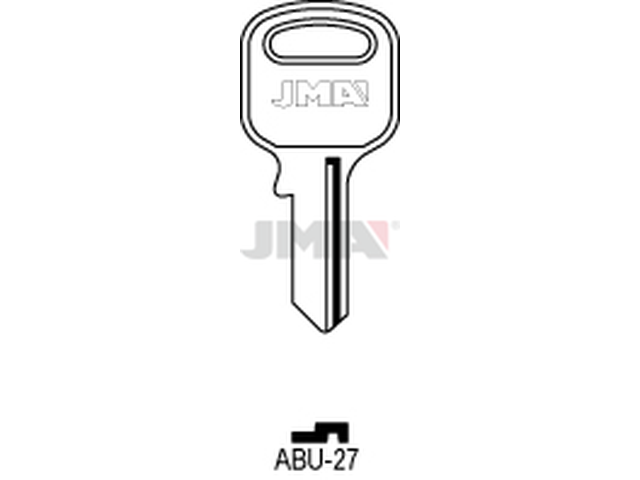 ABU-27 Cilindričan ključ (Silca AB15  / Errebi AU9PD ) 12467