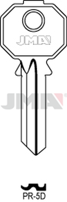 JMA PR-5D Cilindričan ključ (Silca PF210 / Errebi P5D)
