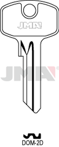 JMA DOM-2D Cilindričan ključ (Silca DM14 / Errebi DM5DN)