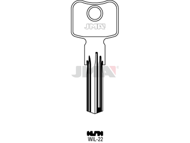 WIL-22 Specijalan ključ (Silca WK95, WK70 / Errebi WI100) 14081