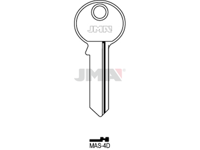 MAS-4D Cilindričan ključ (Silca MS19 / Errebi M14) 13422