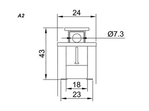 IFAM MINI. CIRCUIT BREAKER POW 090220 Lockout blokator