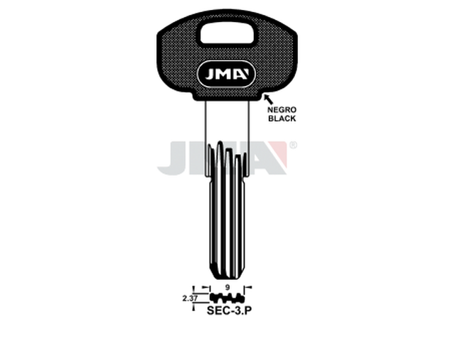 SEC-3.P Specijalan ključ (Silca SCM3RP/Errebi SEM8P) 19948
