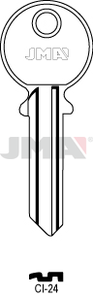 JMA CI-24 Cilindričan ključ (Silca CS501 / Errebi CG6S)