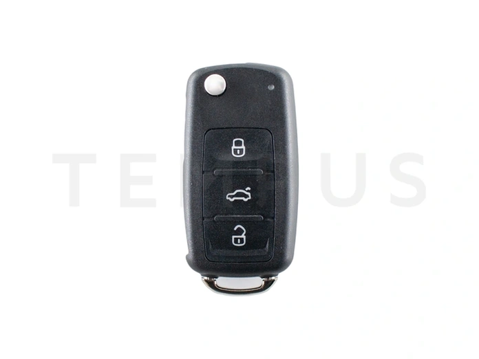 OSTALI EL VW 02 A - VW daljinac 3 tastera KEYLESS 5K0 837 202 AJ, aftermarket, ID48 433MHz