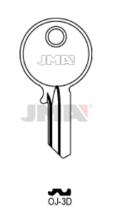 JMA OJ-3D Cilindričan ključ (Silca OJ1 / Errebi OJ3)