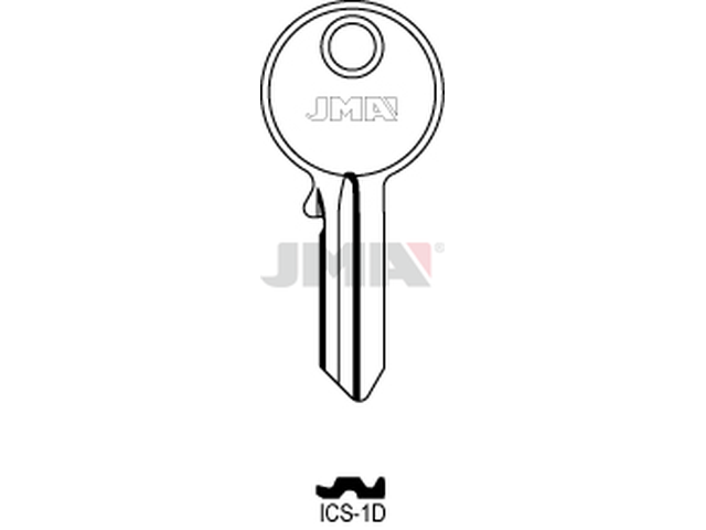 ICS-1D Cilindričan ključ (Silca ICS2 / Errebi ICS4D) 13227