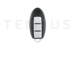 KEYLINE EL NISSAN 06 - Nissan keyless smart daljinac 3 tastera, aftermarket, Hitag AES 4A PCF7945M, 434 MHz