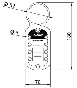 IFAM ALUMINIUM HASP LOCKOUT 090140