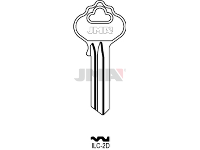 ILC-2D Cilindričan ključ (Silca ILC2 / Errebi ILC2) 13235