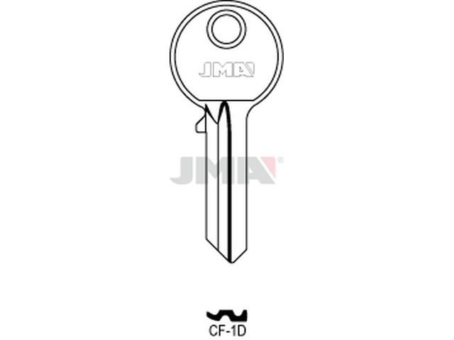 CF-1D Cilindričan ključ (Silca FEB2 / Errebi FEB1) 12688