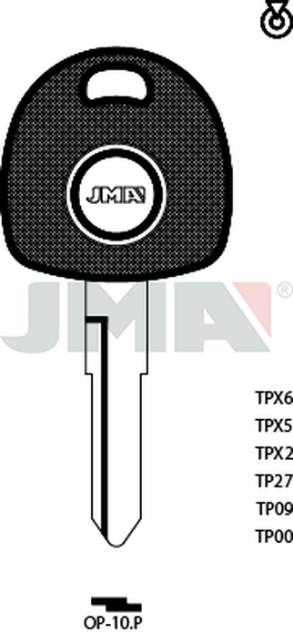 JMA TP00OP-10.P (Silca HU87RT0 / Errebi T00HF60P)