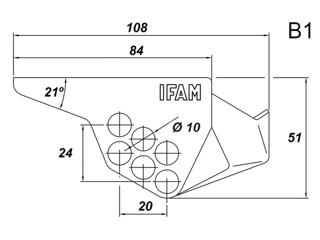 1/4 TURN VALVE AD LOCK B1 090332 Blokator ventila 14461