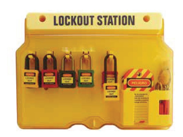 SAFETY PADLOCK STAT. B10 090520 Lockout stanica 14450