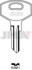 JMA KAM-1 Cilindričan ključ (Silca KAM1R / Errebi KZ1S)