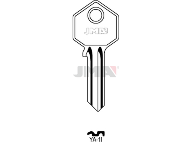 YA-1I Cilindričan ključ (Silca YA227 / Errebi YI5S) 14093