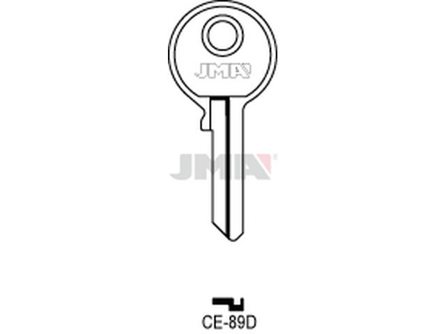 CE-89D Cilindričan ključ (Silca CE11 / Errebi CE1R) 12686
