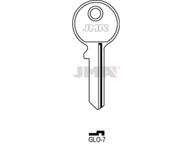 GLO-7 Cilindričan ključ (Silca GL3R / Errebi GO3) 13130