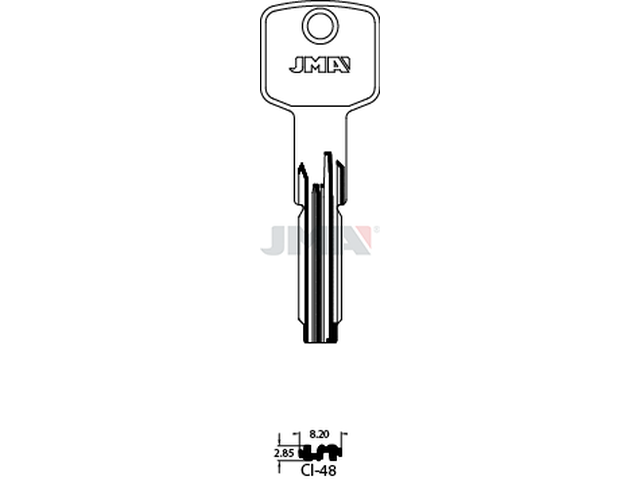 CI-48 Specijalan ključ (Silca AB48 / Errebi AU57L) 12726