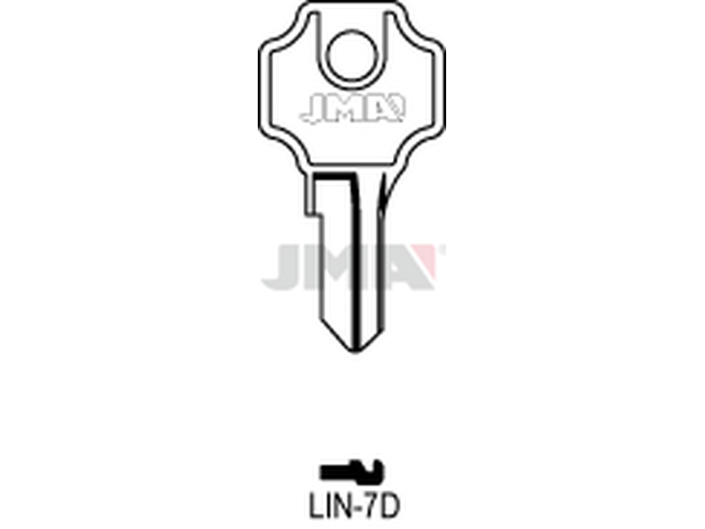 LIN-7D Cilindričan ključ (Silca LC5 / Errebi LI2) 13406