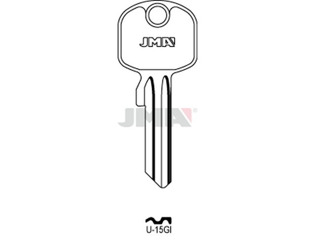 U-15GI Cilindričan ključ (Errebi UK5S) 13984