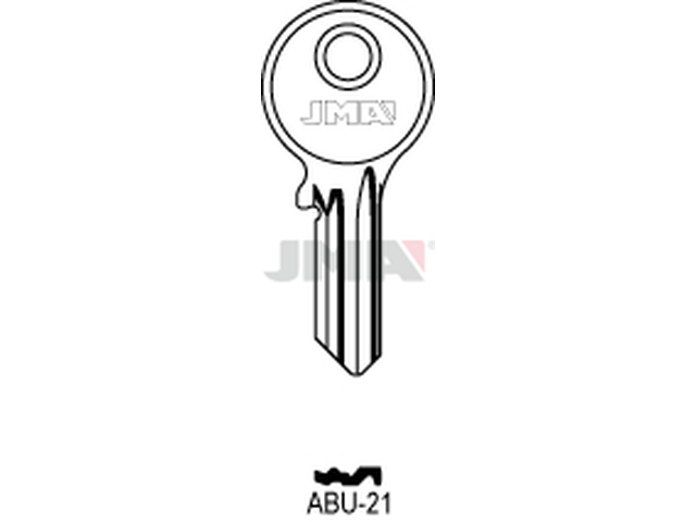 ABU-21 Cilindričan ključ (Silca AB53  / Errebi AU64R) 12464