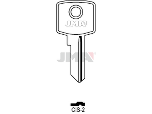 CIS-2 Cilindričan ključ (Silca CIS4 / Errebi CIS4) 12746