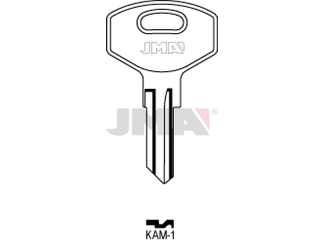 KAM-1 Cilindričan ključ (Silca KAM1R / Errebi KZ1S) 13310
