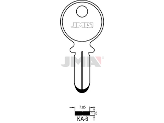 KA-6 Specijalan ključ (Silca KA6 / Errebi KB6) 13295
