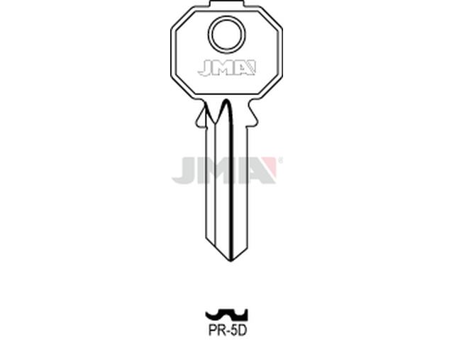 PR-5D Cilindričan ključ (Silca PF210 / Errebi P5D) 14920