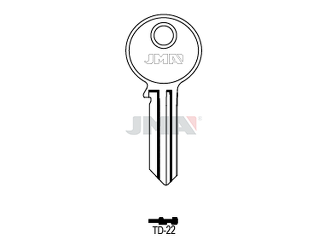 TD-22 Cilindričan ključ (Silca FH25) 20667