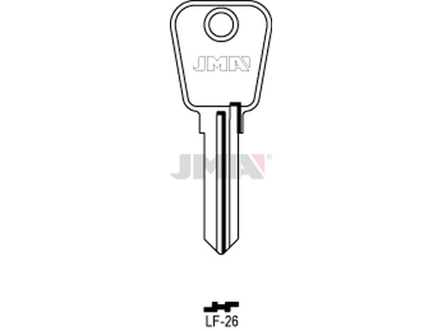 LF-26 Cilindričan ključ (Silca LF56 / Errebi LF33) 13388