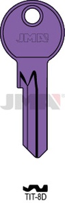 JMA TIT-8D LILA Cilindričan ključ (Silca TN16X / Errebi SAT1)