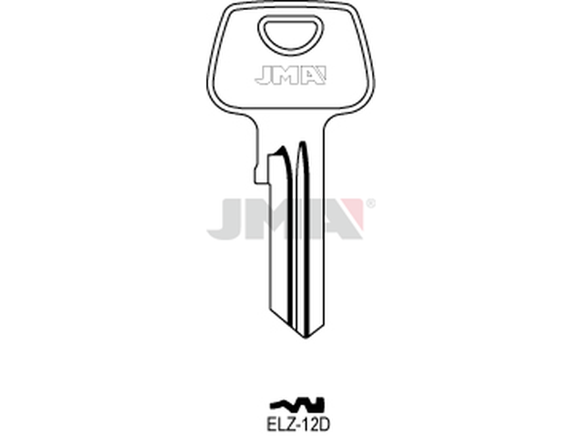 ELZ-12D Cilindričan ključ (Errebi EZ13) 12902