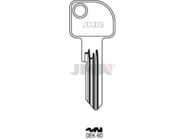 DEK-9D Cilindričan ključ (Silca DK5 / Errebi DKB9) 12840