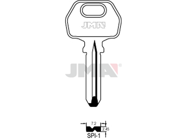 SPI-1 Specijalan ključ (Silca SPR2 / Errebi SPR2) 13707
