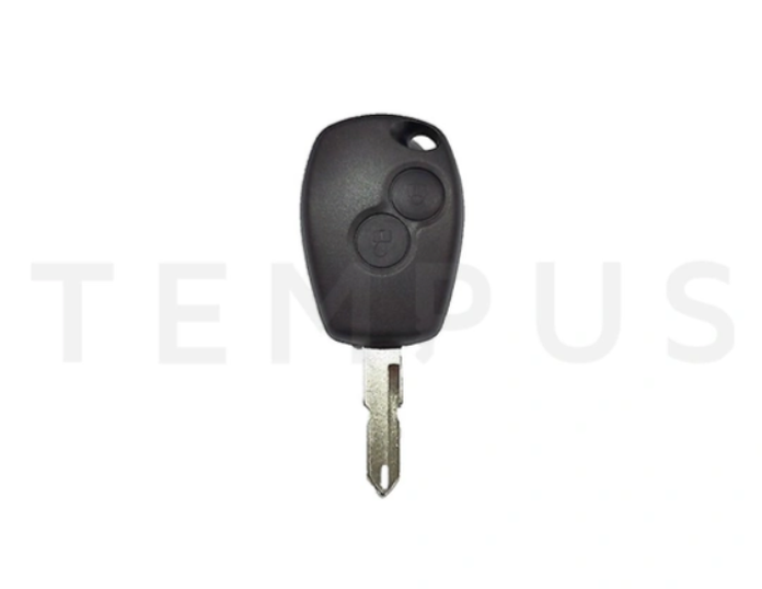 OSTALI EL RENAULT 27 - Renault Twingo Symbol Dacia Duster Sandero daljinac 2 tastera, aftermarket, HITAG AES 433 MHz