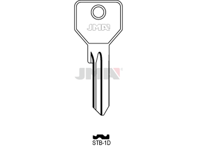 STB-1D/2D Cilindričan ključ (Silca STN1 / Errebi STB1) 13715