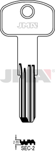 JMA SEC-2 Specijalan ključ (Silca SCM2 / Errebi SEM7)