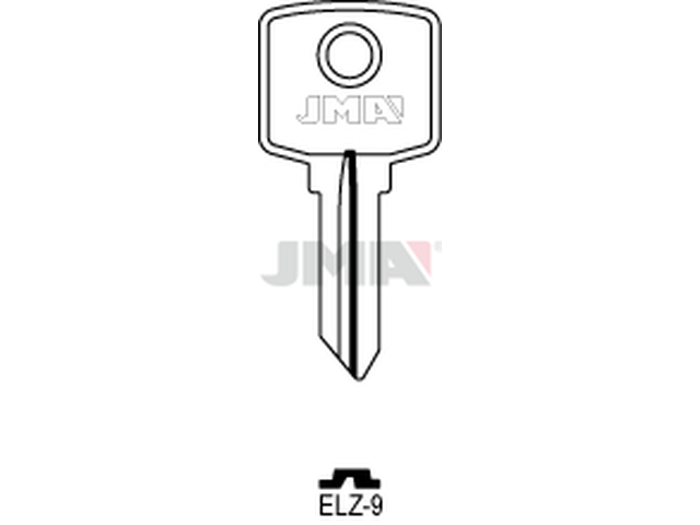 ELZ-9 Cilindričan ključ (Silca EL25 / Errebi EZ11) 12919