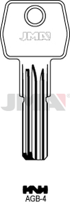 JMA AGB-4 Specijalan ključ (Silca AGB7 / Errebi AGB7)