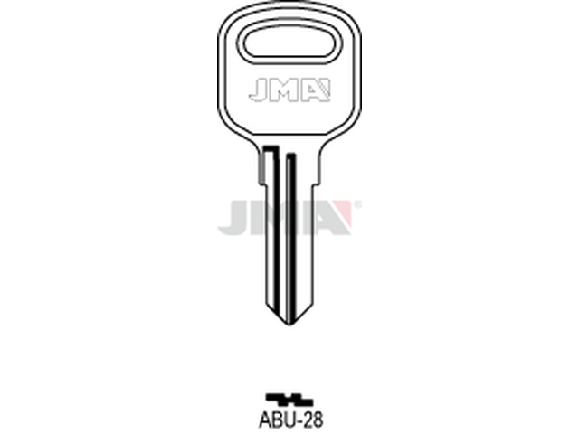 ABU-28 Cilindričan ključ (Silca AB43R / Errebi AU52R ) 12469