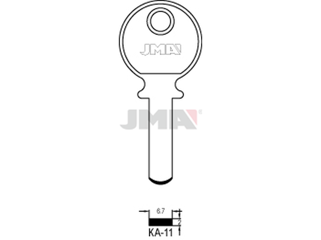 KA-11 Specijalan ključ (Silca KA4 / Errebi KB3N) 13290