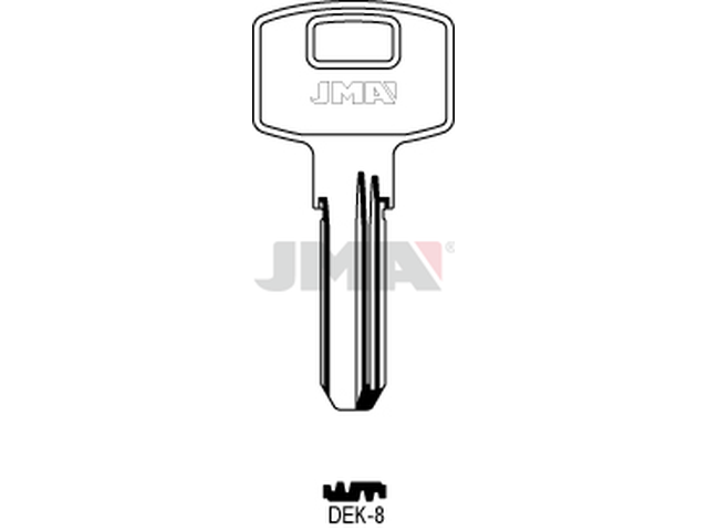 DEK-8 Specijalan ključ (Silca DK6 / Errebi DKB8) 12839